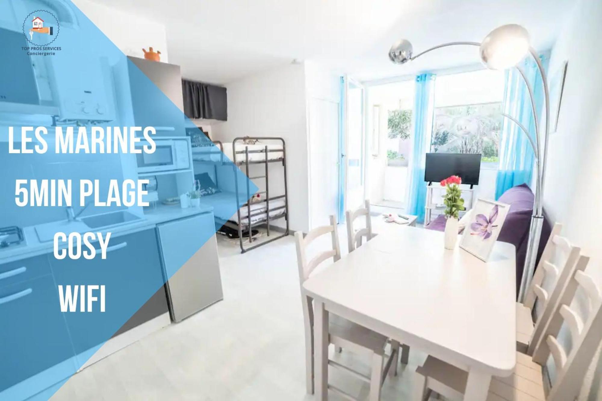 Les Marines Port 2 Min Plage Camargue- Top Pros Services Conciergerie La Grande Motte Моґійо Екстер'єр фото
